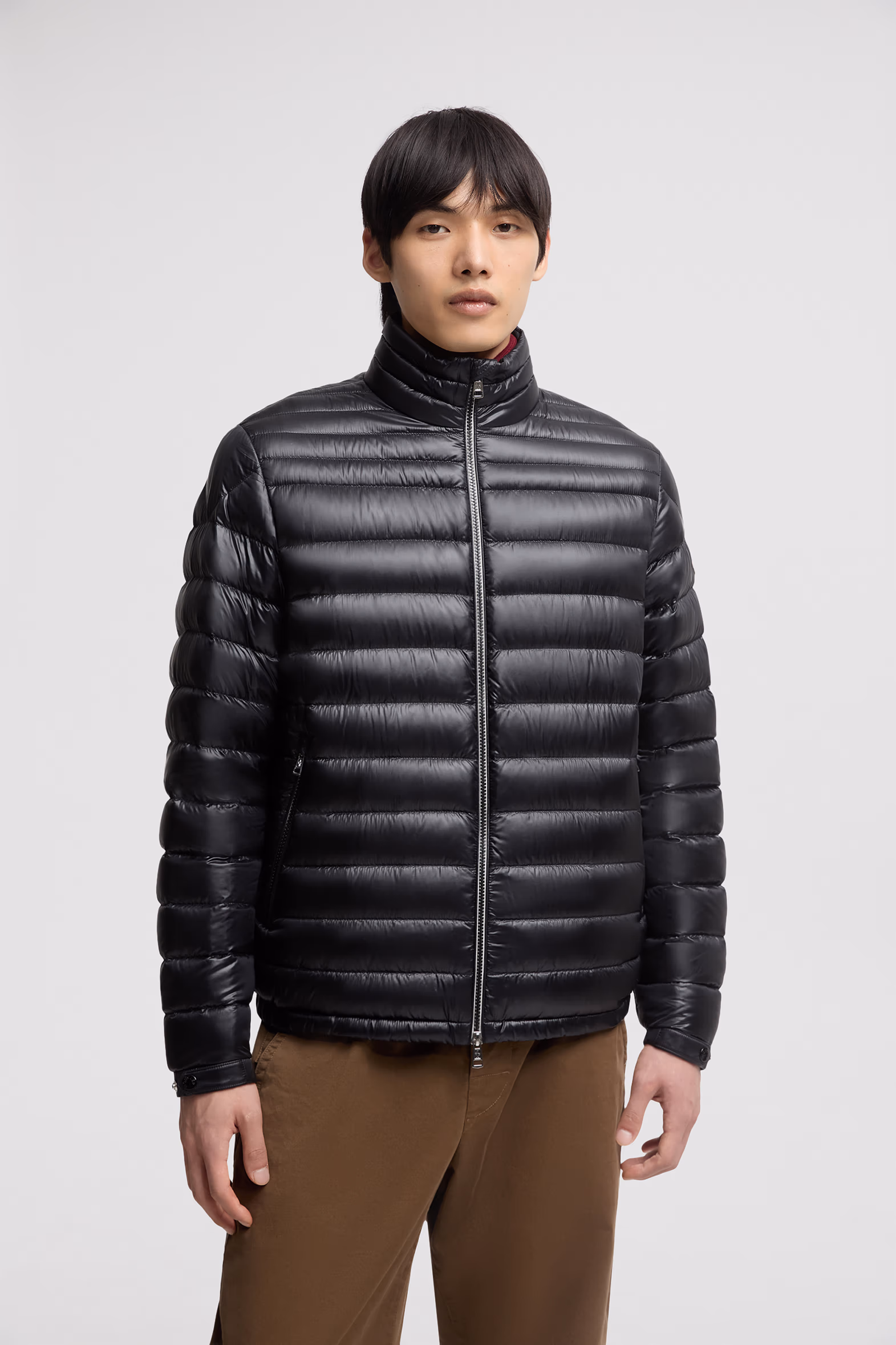 Arnique Short Down Jacket Men Black Moncler 3